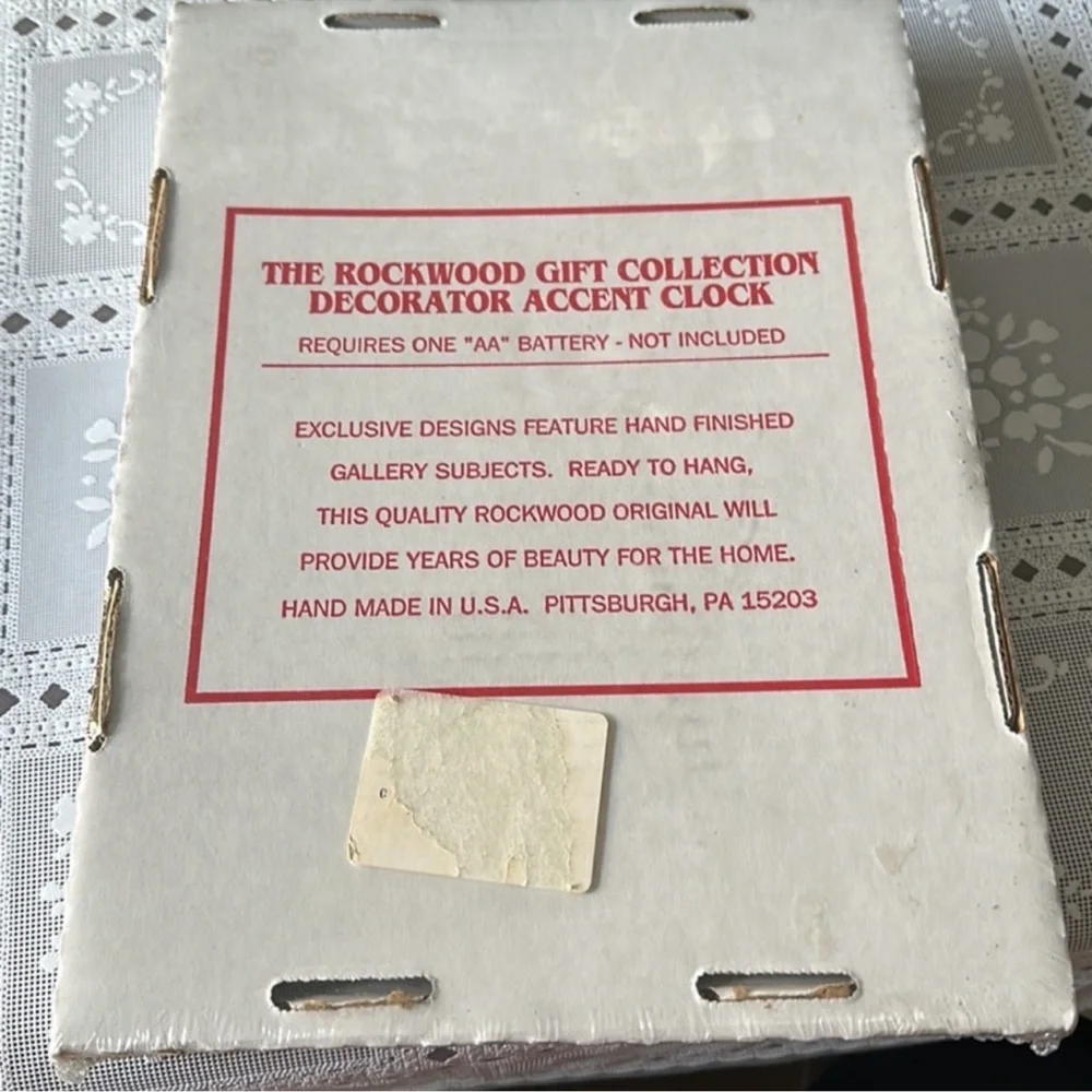 VINTAGE Rockwood Clock Collection Decorator Accent Clock 